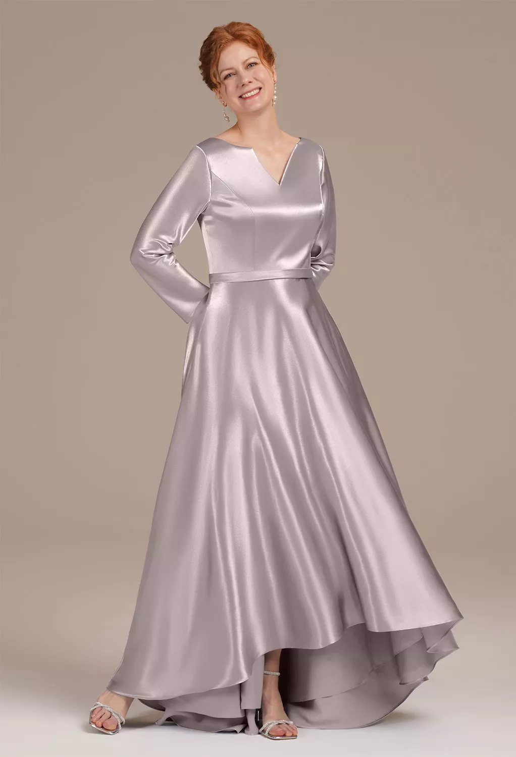 AW Presto Taupe  Mother of the Bride Dresses